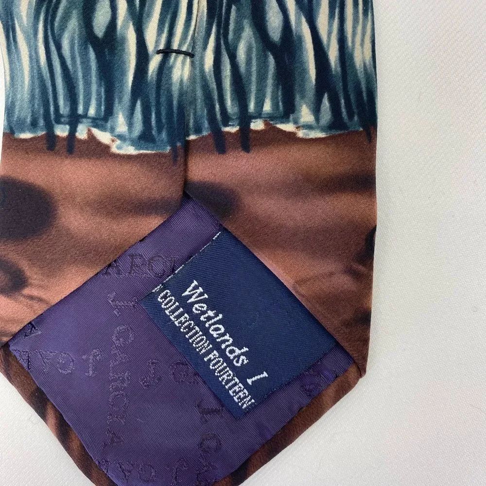 Jerry Garcia 100% Silk Wetlands I Collection Fourteen Tie